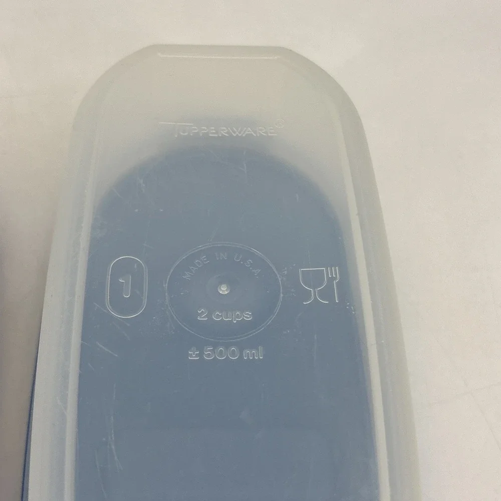 Tupperware vintage oval